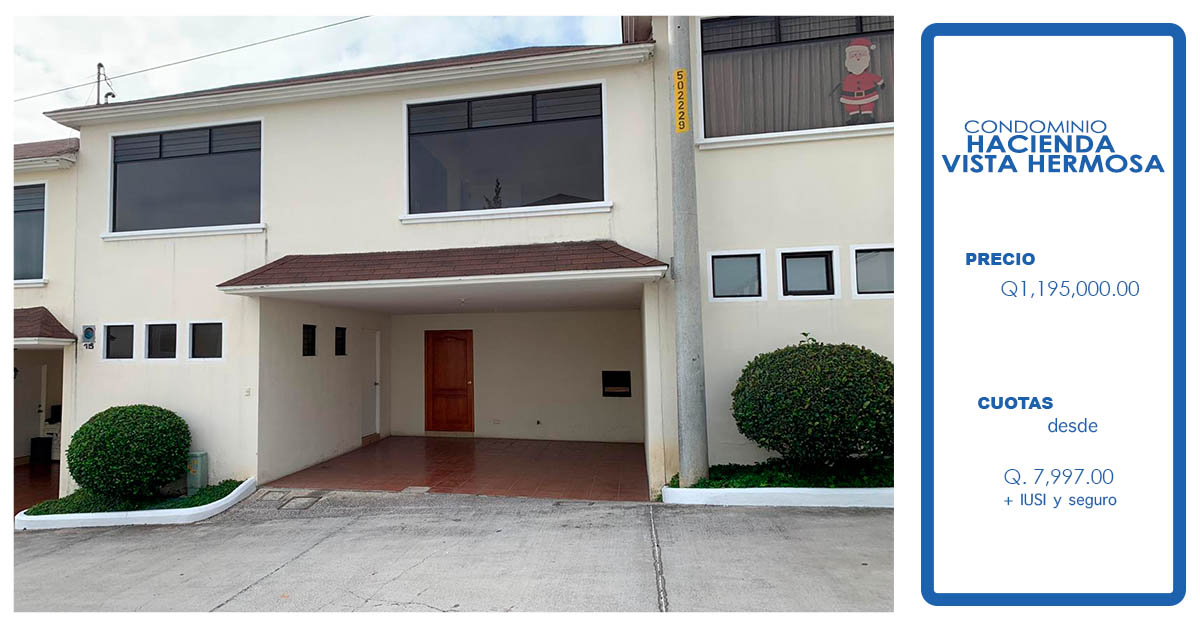 Casas en Venta en Mixco - Vendo Casa Financiada - Venta de Casas Baratas