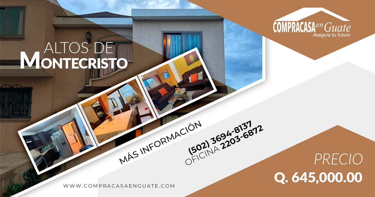 Venta de Casa o Casas, Terrenos, Propiedades, Apartamentos, Inmuebles en Guatemala, zona 11, zona 7, zona 2, zona 18, zona 16, Mixco, Carretera Al Salvador, Fraijanes, Santa Catarina Pinula, Antigua Guatemala, Villa Nueva, Villa Canales, San Miguel Petapa - Venta o Alquiler de Casas En Guatemala