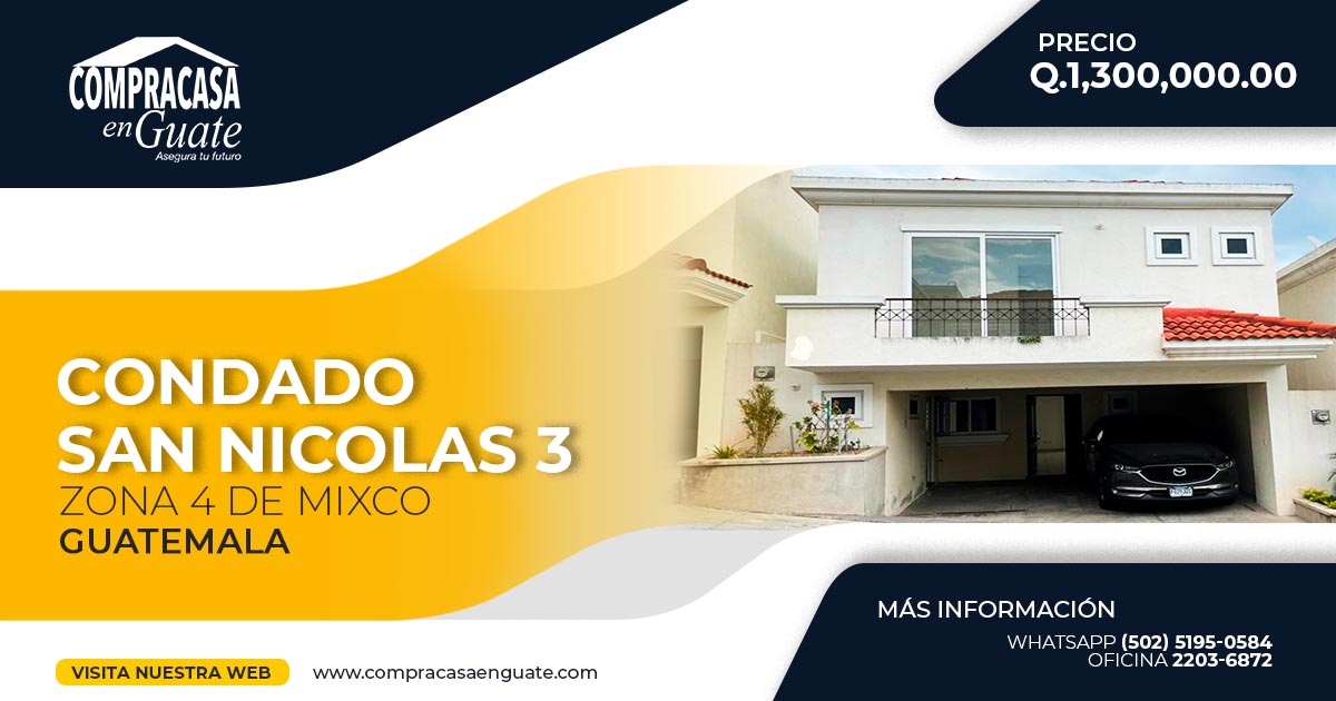 Venta de Casa o Casas, Terrenos, Propiedades, Apartamentos, Inmuebles en Guatemala, zona 11, zona 7, zona 2, zona 18, zona 16, Mixco, Carretera Al Salvador, Fraijanes, Santa Catarina Pinula, Antigua Guatemala, Villa Nueva, Villa Canales, San Miguel Petapa - Venta o Alquiler de Casas En Guatemala