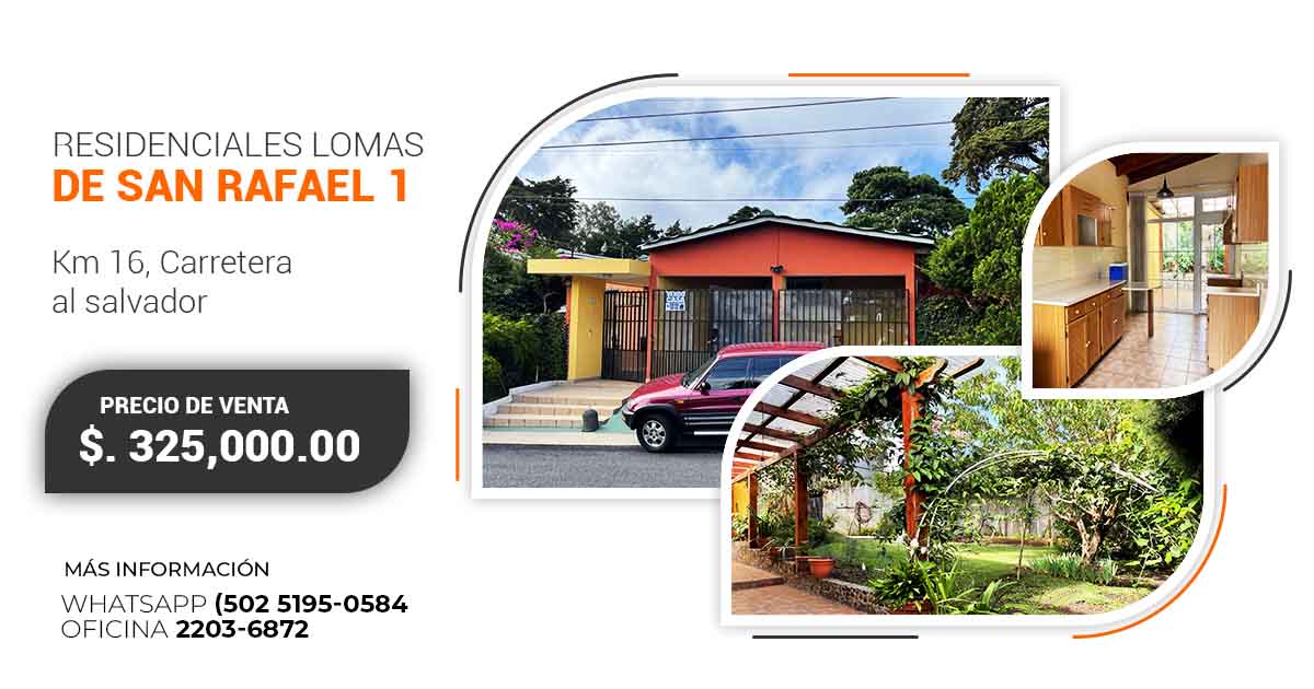 Venta de Casa o Casas, Terrenos, Propiedades, Apartamentos, Inmuebles en Guatemala, zona 11, zona 7, zona 2, zona 18, zona 16, Mixco, Carretera Al Salvador, Fraijanes, Santa Catarina Pinula, Antigua Guatemala, Villa Nueva, Villa Canales, San Miguel Petapa - Venta o Alquiler de Casas En Guatemala