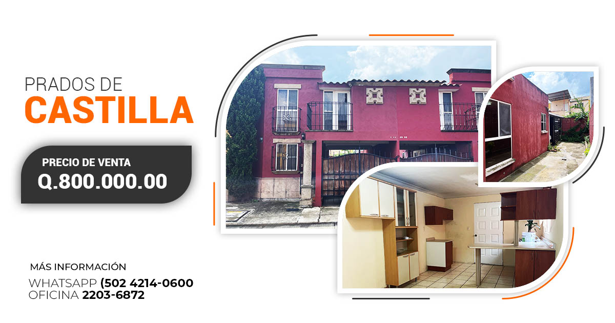 Venta de Casa o Casas, Terrenos, Propiedades, Apartamentos, Inmuebles en Guatemala, zona 11, zona 7, zona 2, zona 18, zona 16, Mixco, Carretera Al Salvador, Fraijanes, Santa Catarina Pinula, Antigua Guatemala, Villa Nueva, Villa Canales, San Miguel Petapa - Venta o Alquiler de Casas En Guatemala