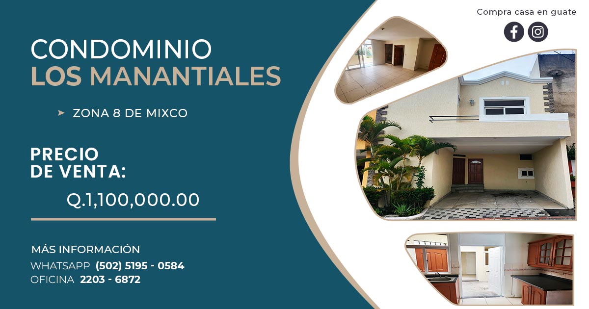 Venta de Casa o Casas, Terrenos, Propiedades, Apartamentos, Inmuebles en Guatemala, zona 11, zona 7, zona 2, zona 18, zona 16, Mixco, Carretera Al Salvador, Fraijanes, Santa Catarina Pinula, Antigua Guatemala, Villa Nueva, Villa Canales, San Miguel Petapa - Venta o Alquiler de Casas En Guatemala