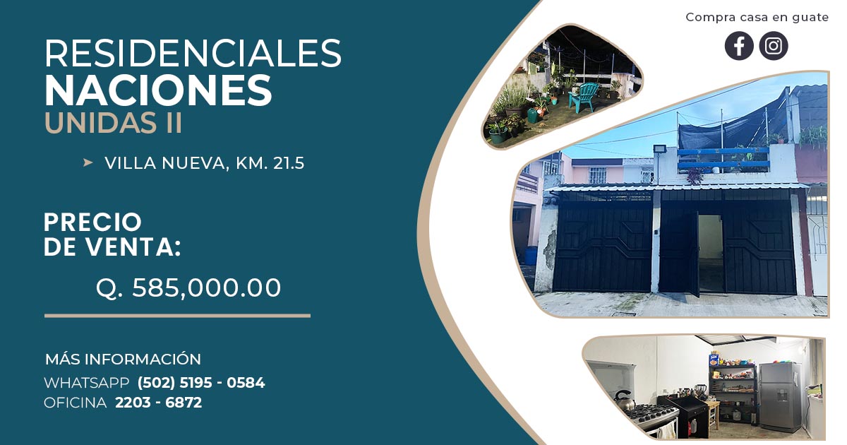 Venta de Casa o Casas, Terrenos, Propiedades, Apartamentos, Inmuebles en Guatemala, zona 11, zona 7, zona 2, zona 18, zona 16, Mixco, Carretera Al Salvador, Fraijanes, Santa Catarina Pinula, Antigua Guatemala, Villa Nueva, Villa Canales, San Miguel Petapa - Venta o Alquiler de Casas En Guatemala