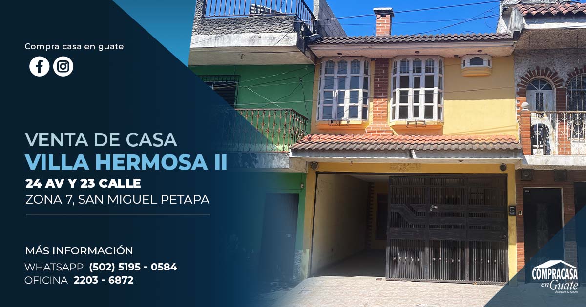 Venta de Casa o Casas, Terrenos, Propiedades, Apartamentos, Inmuebles en Guatemala, zona 11, zona 7, zona 2, zona 18, zona 16, Mixco, Carretera Al Salvador, Fraijanes, Santa Catarina Pinula, Antigua Guatemala, Villa Nueva, Villa Canales, San Miguel Petapa - Venta o Alquiler de Casas En Guatemala