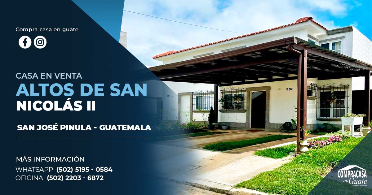 Venta de Casa o Casas, Terrenos, Propiedades, Apartamentos, Inmuebles en Guatemala, zona 11, zona 7, zona 2, zona 18, zona 16, Mixco, Carretera Al Salvador, Fraijanes, Santa Catarina Pinula, Antigua Guatemala, Villa Nueva, Villa Canales, San Miguel Petapa - Venta o Alquiler de Casas En Guatemala