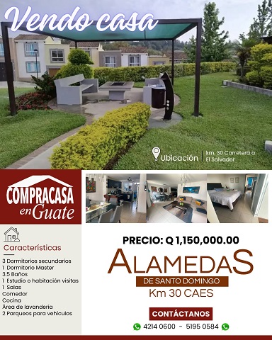 Casa a la Venta o Alquiler en Guatemala Venta de Casa o Casas, Terrenos, Propiedades, Apartamentos, Inmuebles en Guatemala, zona 11, zona 7, zona 2, zona 18, zona 16, Mixco, Carretera Al Salvador, Fraijanes, Santa Catarina Pinula, Antigua Guatemala, Villa Nueva, Villa Canales, San Miguel Petapa - Venta o Alquiler de Casas En Guatemala